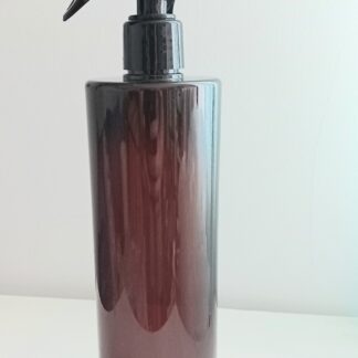 Frasco âmbar pet 500ml com pistola spray