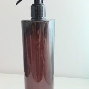 Frasco âmbar pet 500ml com pistola spray