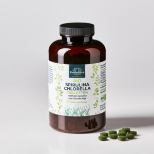 Spirulina Orgânica e Chlorella Orgânica