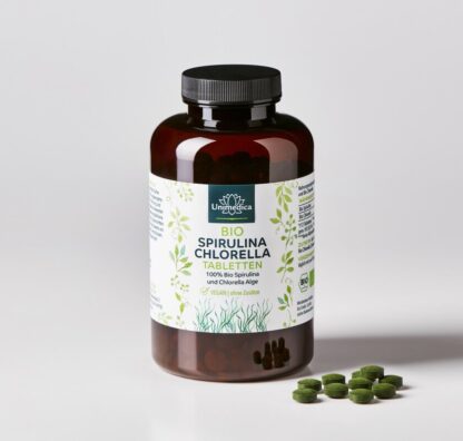 Spirulina Orgânica e Chlorella Orgânica