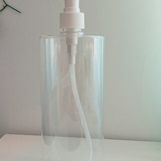 Frasco transparente pet 1L com dispensador