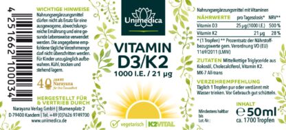 Vitamina D3 / K2 gotas - Image 2