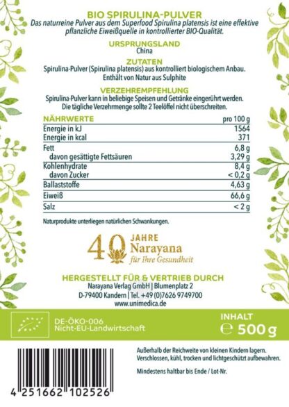 Espirulina em pó orgânica - Image 2