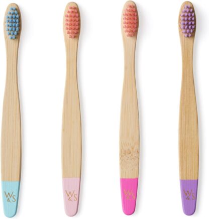Escova de dentes de bambu orgânico para crianças - Image 4