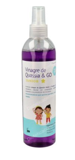 Vinagre de Quassia repelente de piolhos